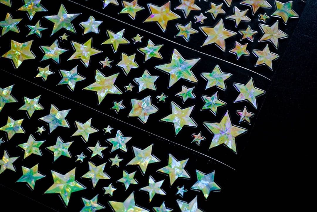 海外マスキングテープ巻売り 星屑漫遊・イエロー 装飾マスキングテープ人物マステ