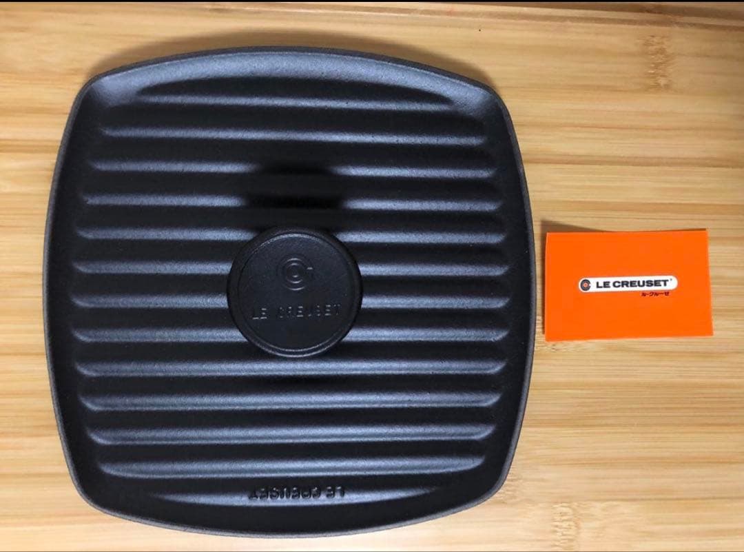 新品 未使用] ル・クルーゼ スクエア パニーニプレス