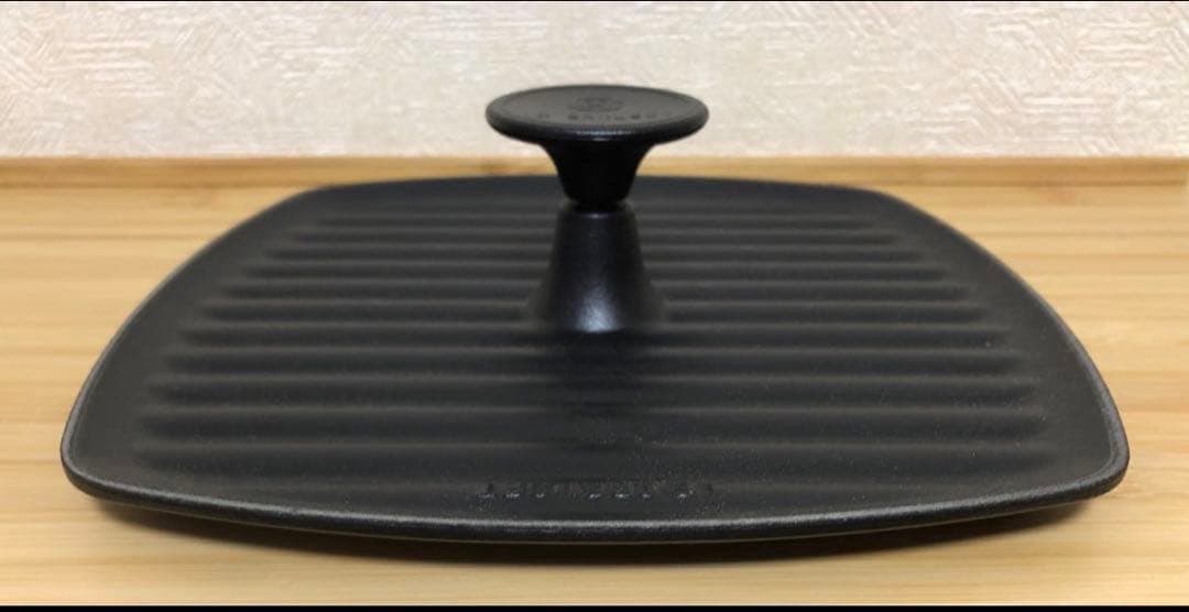 新品 未使用] ル・クルーゼ スクエア パニーニプレス