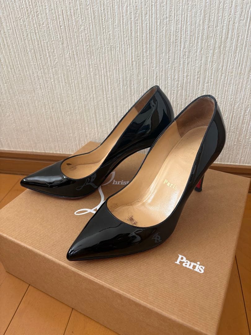Christian Louboutinポインテッドトゥ ハイヒール パテント