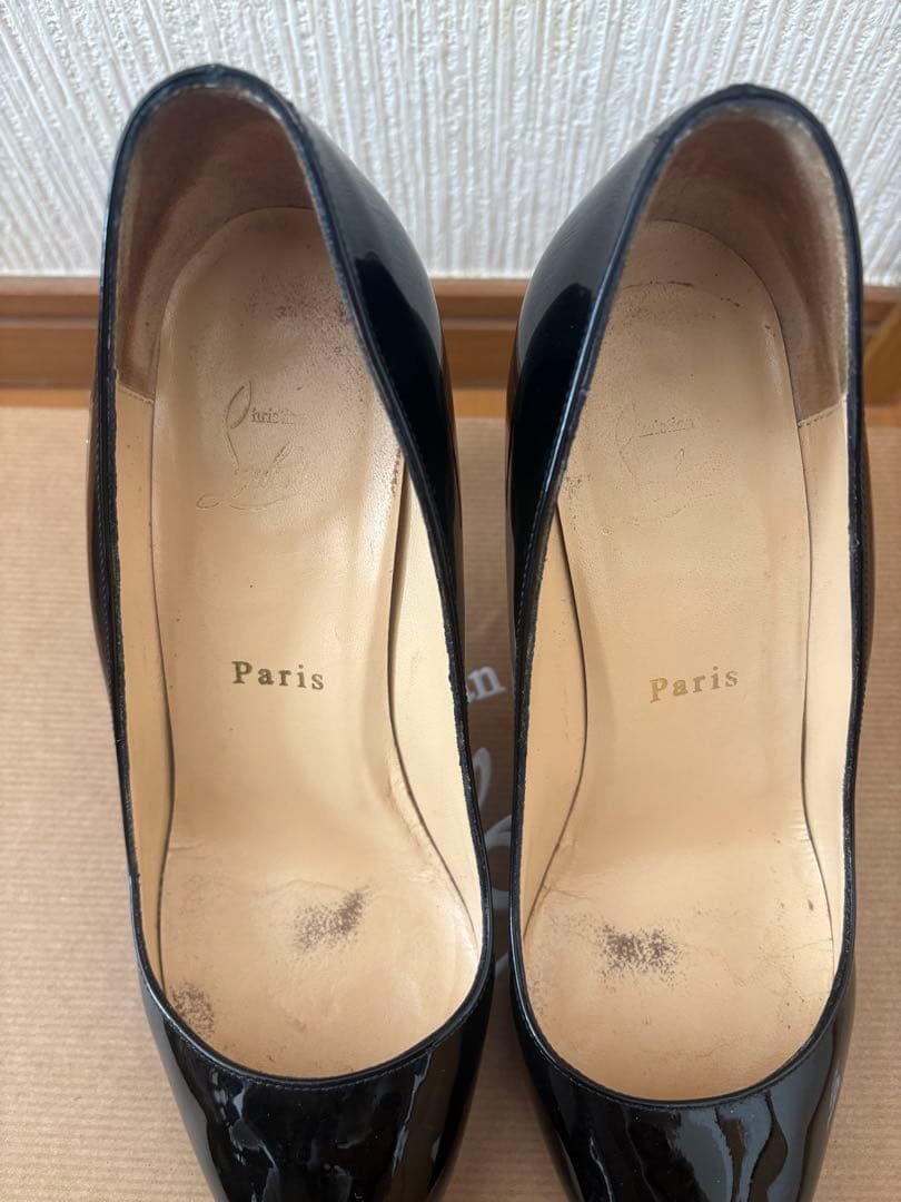 Christian Louboutinポインテッドトゥ ハイヒール パテント