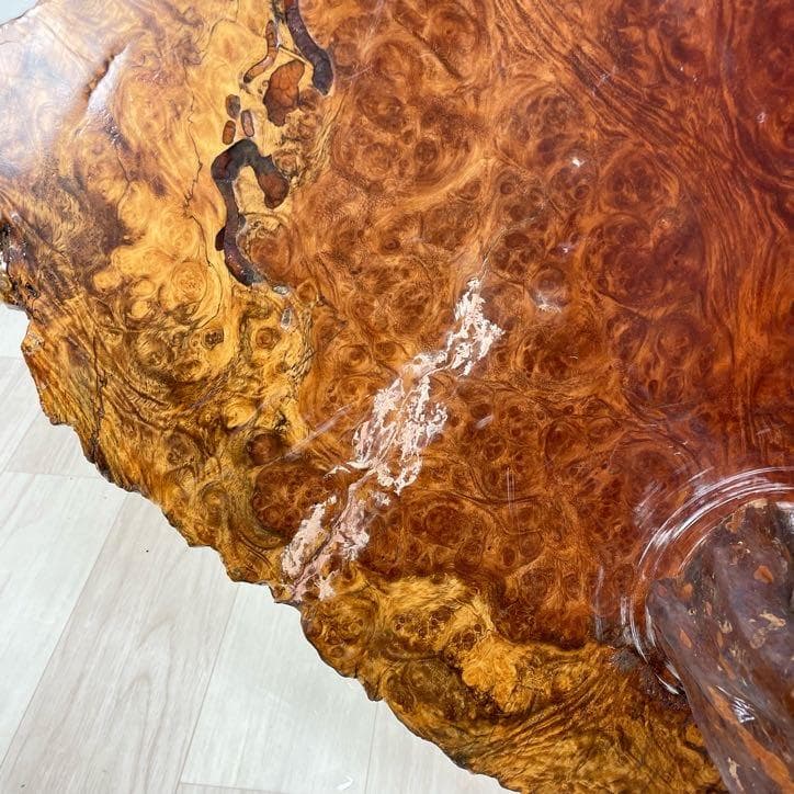 花梨 天然木 一枚板 瘤 瘤杢 花台 座卓 テーブル