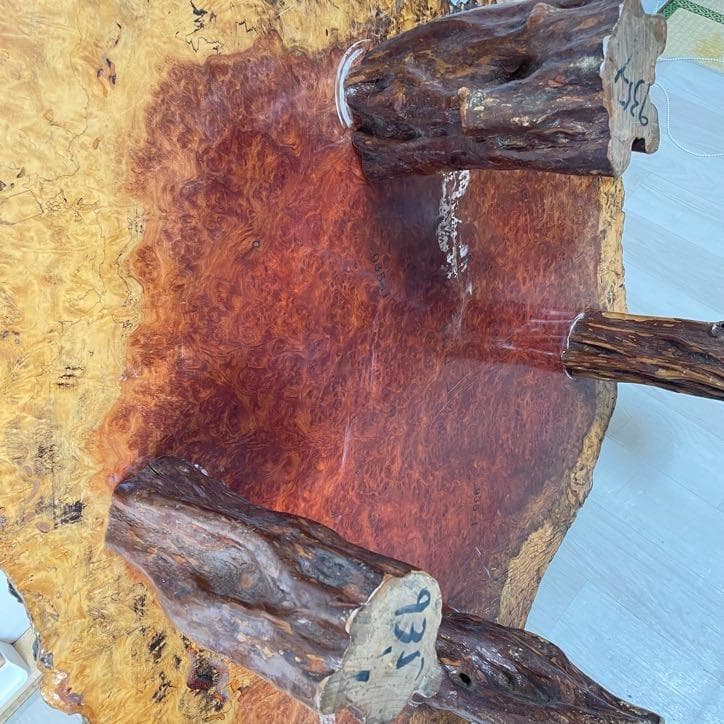 花梨 天然木 一枚板 瘤 瘤杢 花台 座卓 テーブル