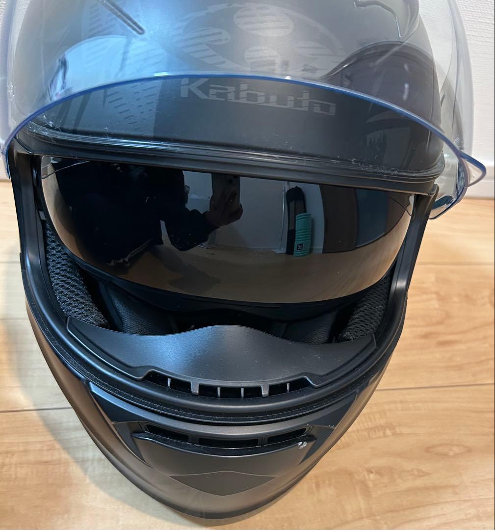 KABUTO フルフェイスヘルメット フラットブラックグレー　KAMUI3