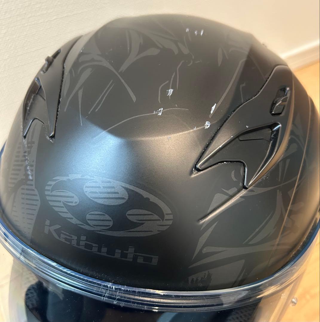 KABUTO フルフェイスヘルメット フラットブラックグレー　KAMUI3