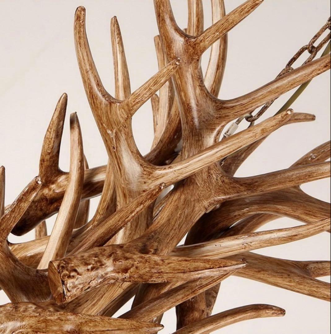 樹脂製シャンデリア 4灯式 高さ40cm