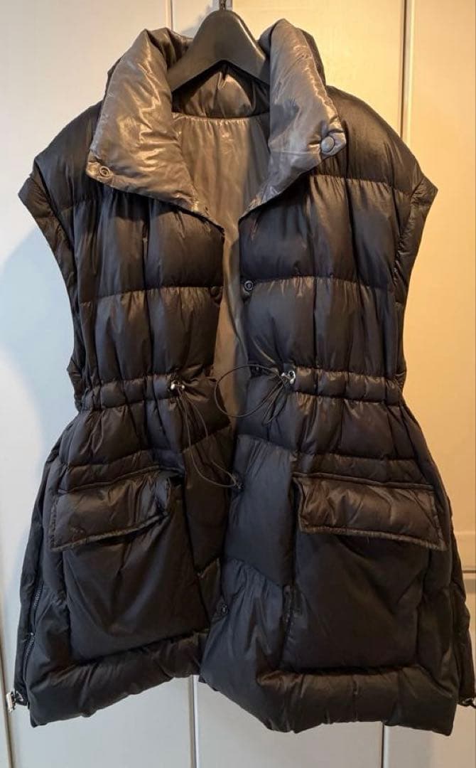 MAISON SPECIAL リバーシブル ダウンコート オーバーチュニック 黒