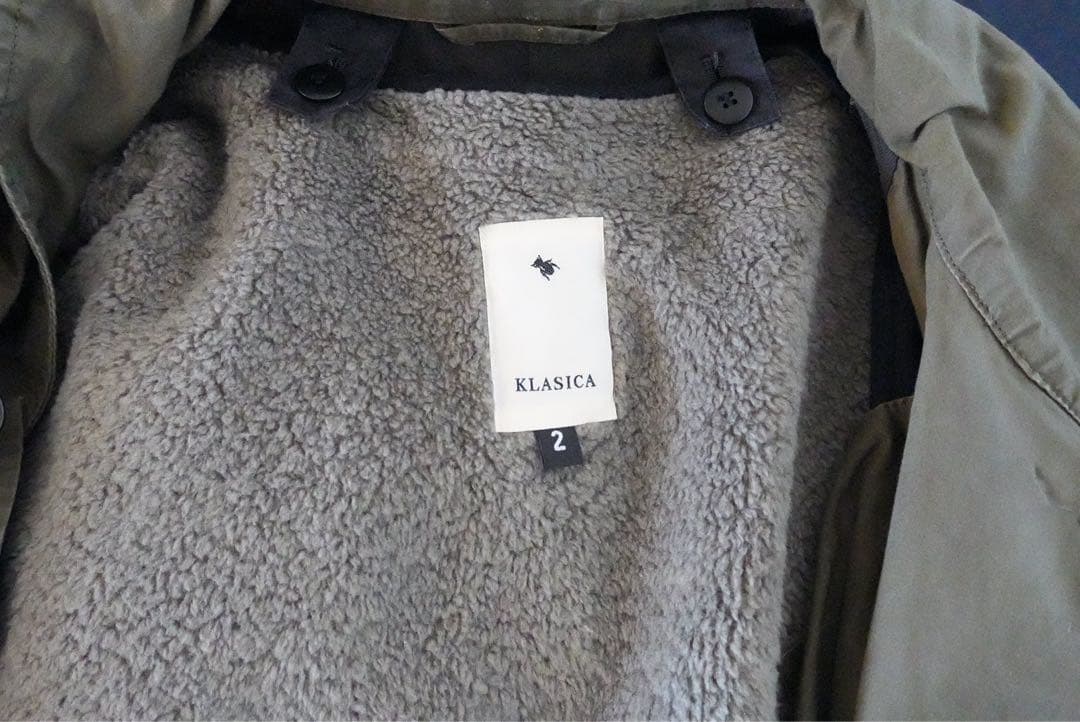 KLASICAトレンチコート ウエストベルト、ライナー付