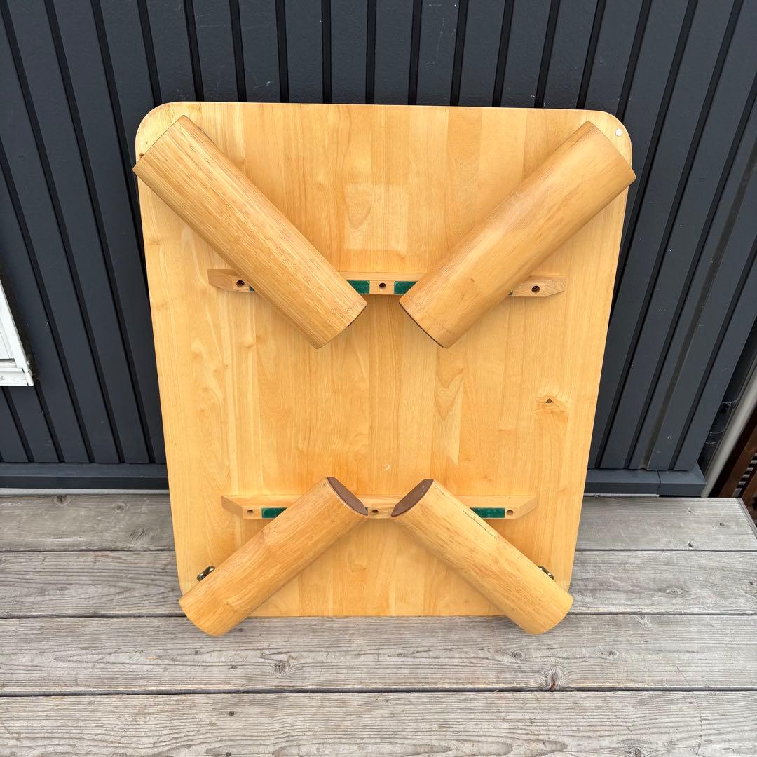 昭和レトロ 天然木製 折りたたみテーブル ローテーブル 座卓 ナチュラル 木製