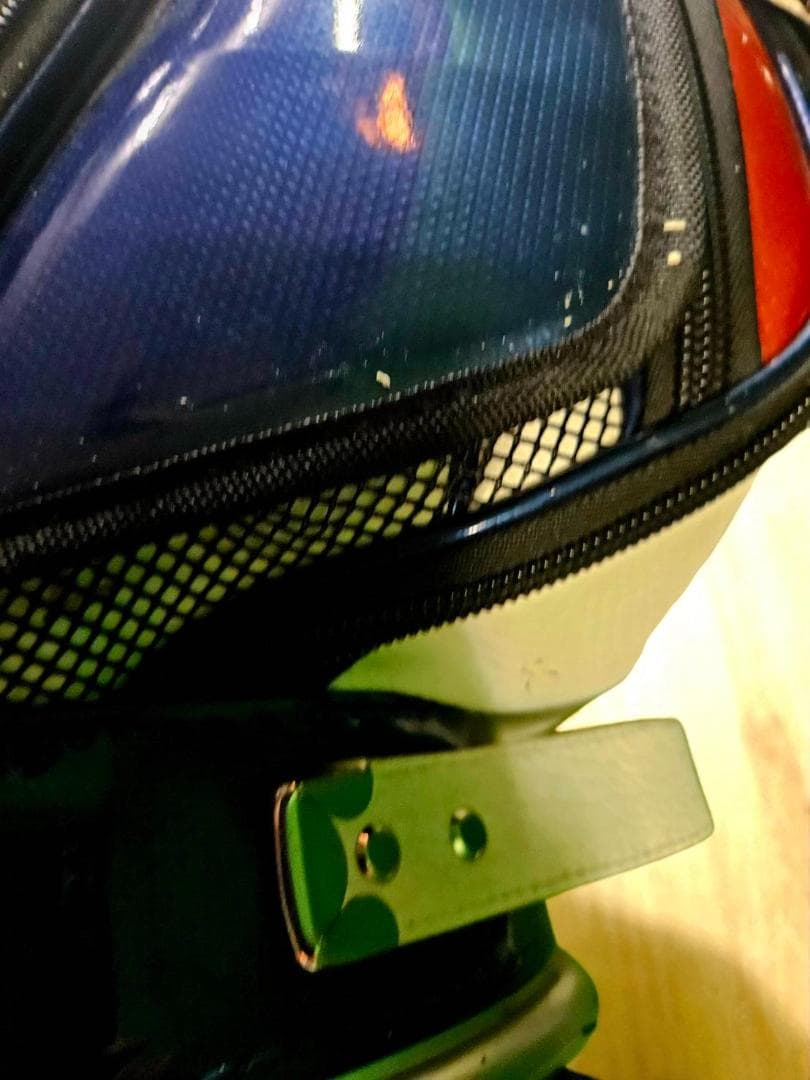 送料無料/美品　Admiral エナメル大型ゴルフバッグ /ヘッドカバー付き