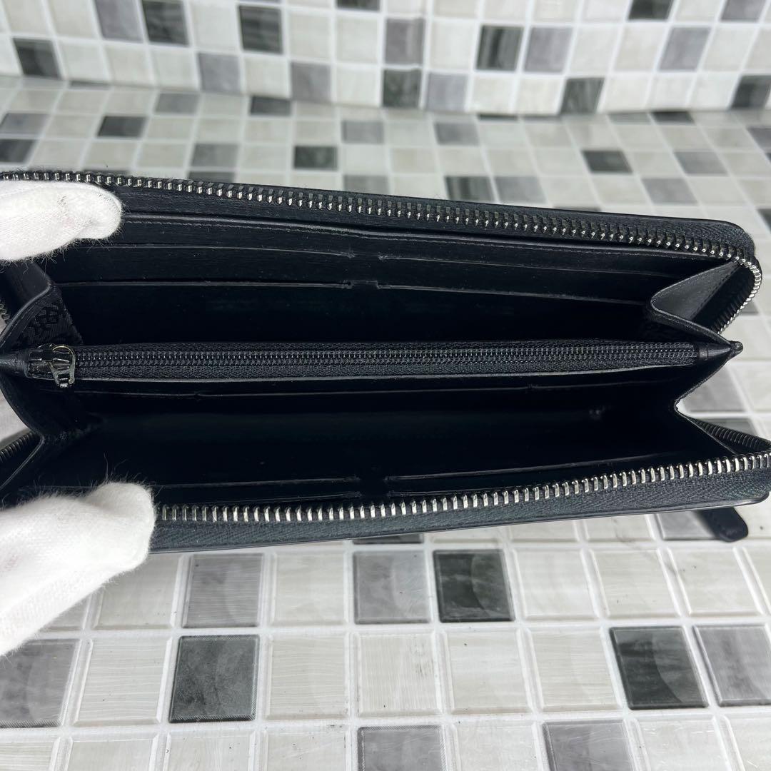 美品 dunhill 財布 ラウンドファスナー　長財布