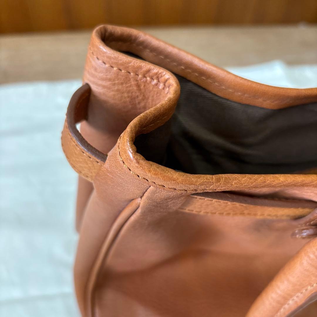 【RB-31】ci-va チーバ　レザートートバッグ　キャメル