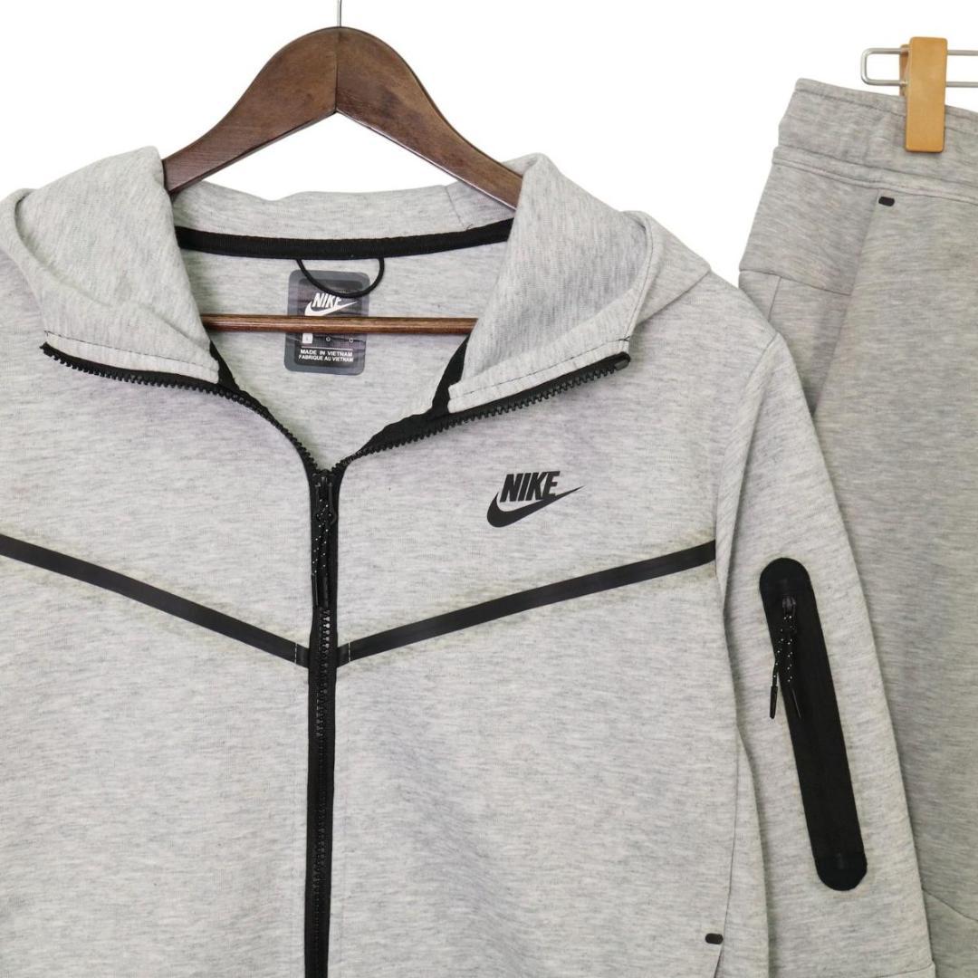 NIKE テックフリース スウェット上下 グレーL