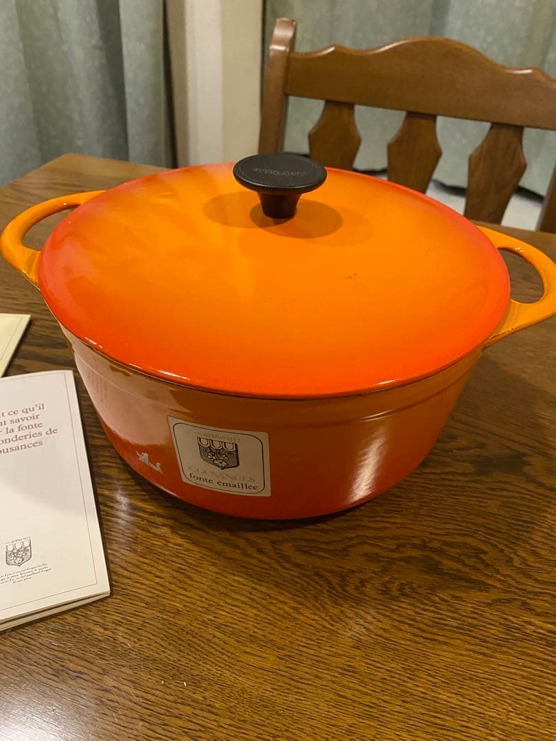 クーザンス　ル・クルーゼの前身の稀少品　フランス製　22cm鍋　希少！
