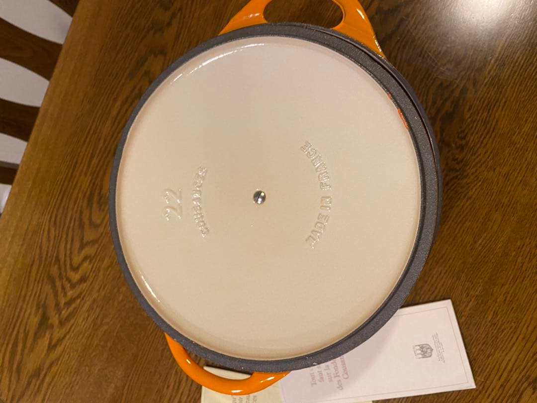 クーザンス　ル・クルーゼの前身の稀少品　フランス製　22cm鍋　希少！