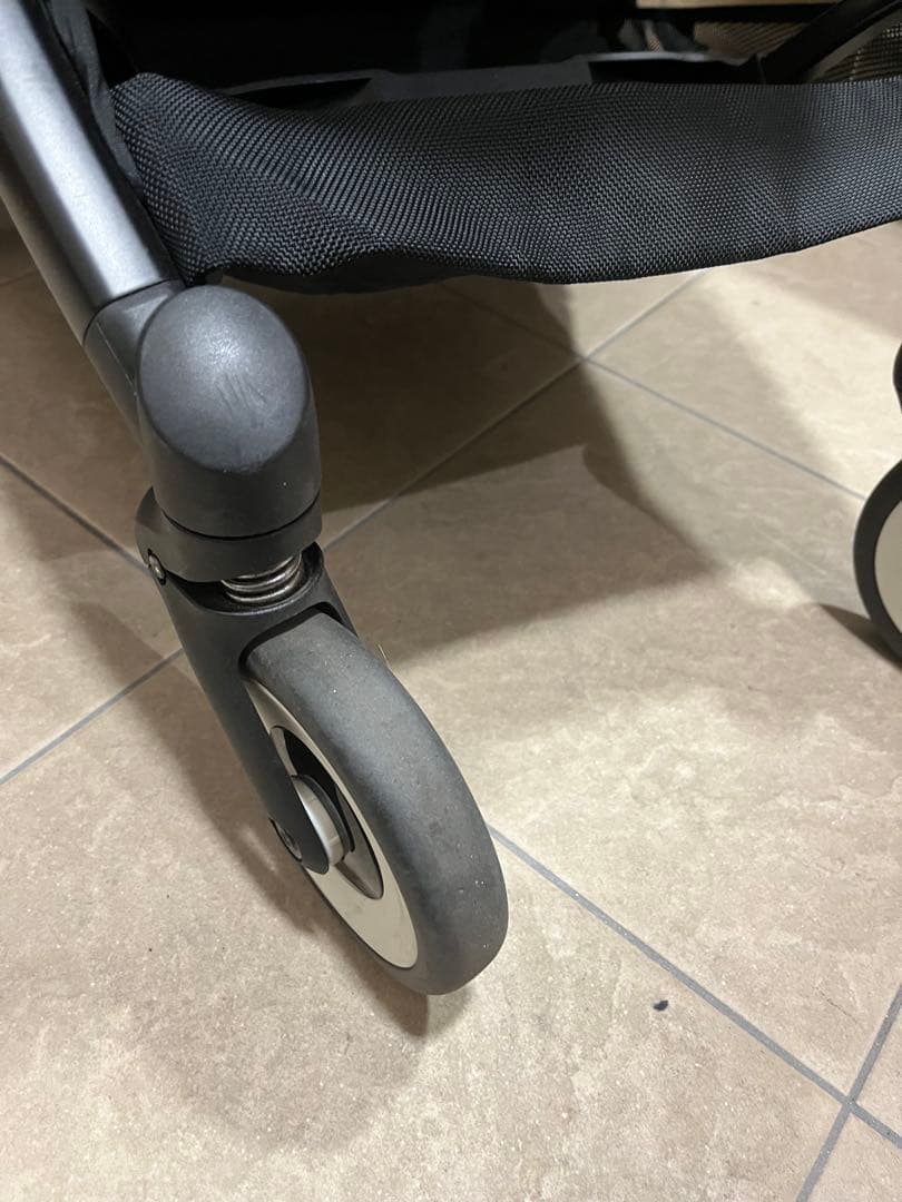Cybex ベビーカー用シート ネイビー ストライプ