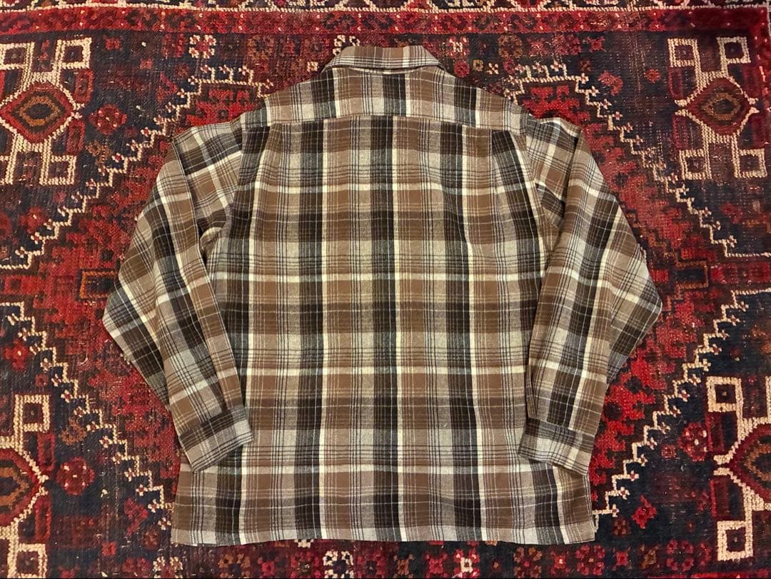 50s McGREGOR ウールシャツ ネルシャツ ヴィンテージシャツ USA製