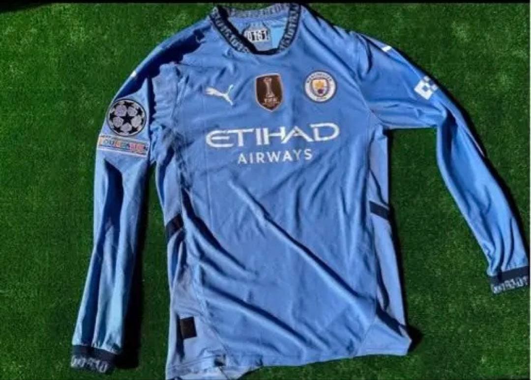 マンチェスターシティ、マンＣ長袖オーセンティックユニフォーム、デブライネ