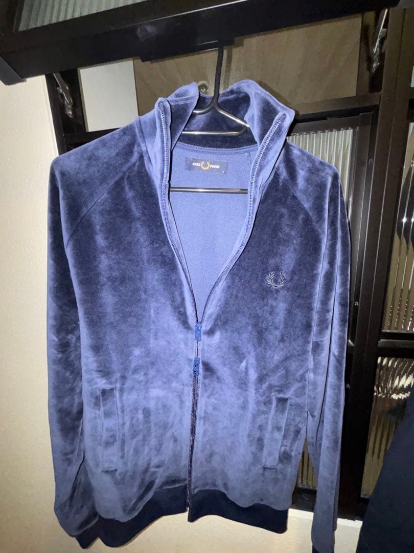 FRED PERRY ネイビー ジップアップジャケット S