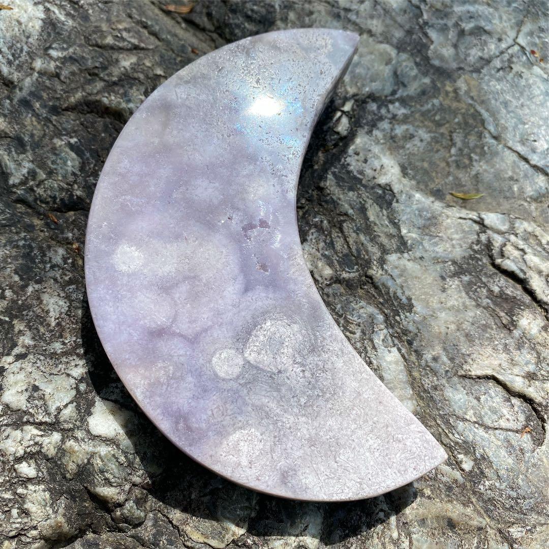 パステルラベンダー　ピンクアメジスト　ムーン　水晶