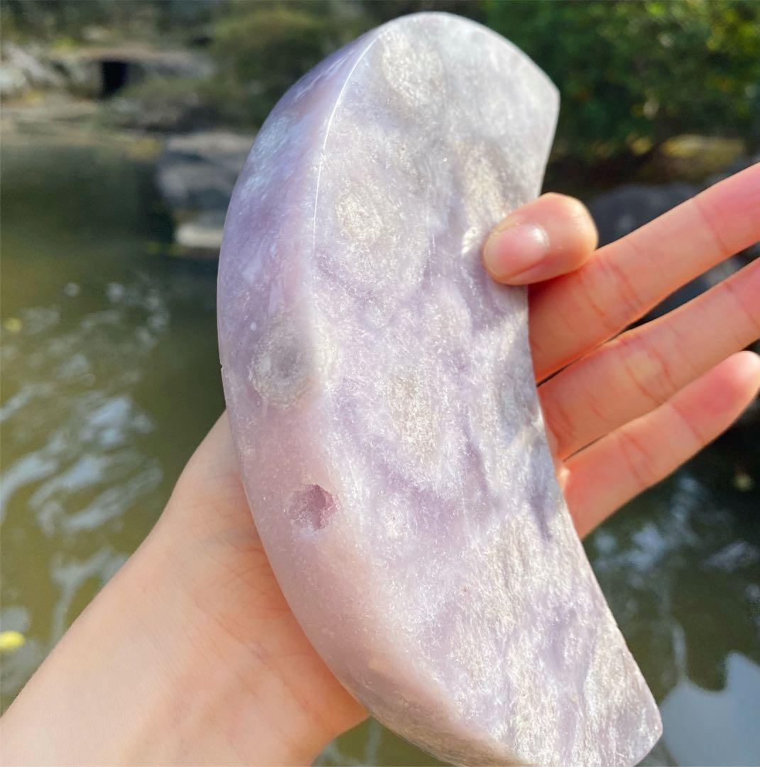 パステルラベンダー　ピンクアメジスト　ムーン　水晶