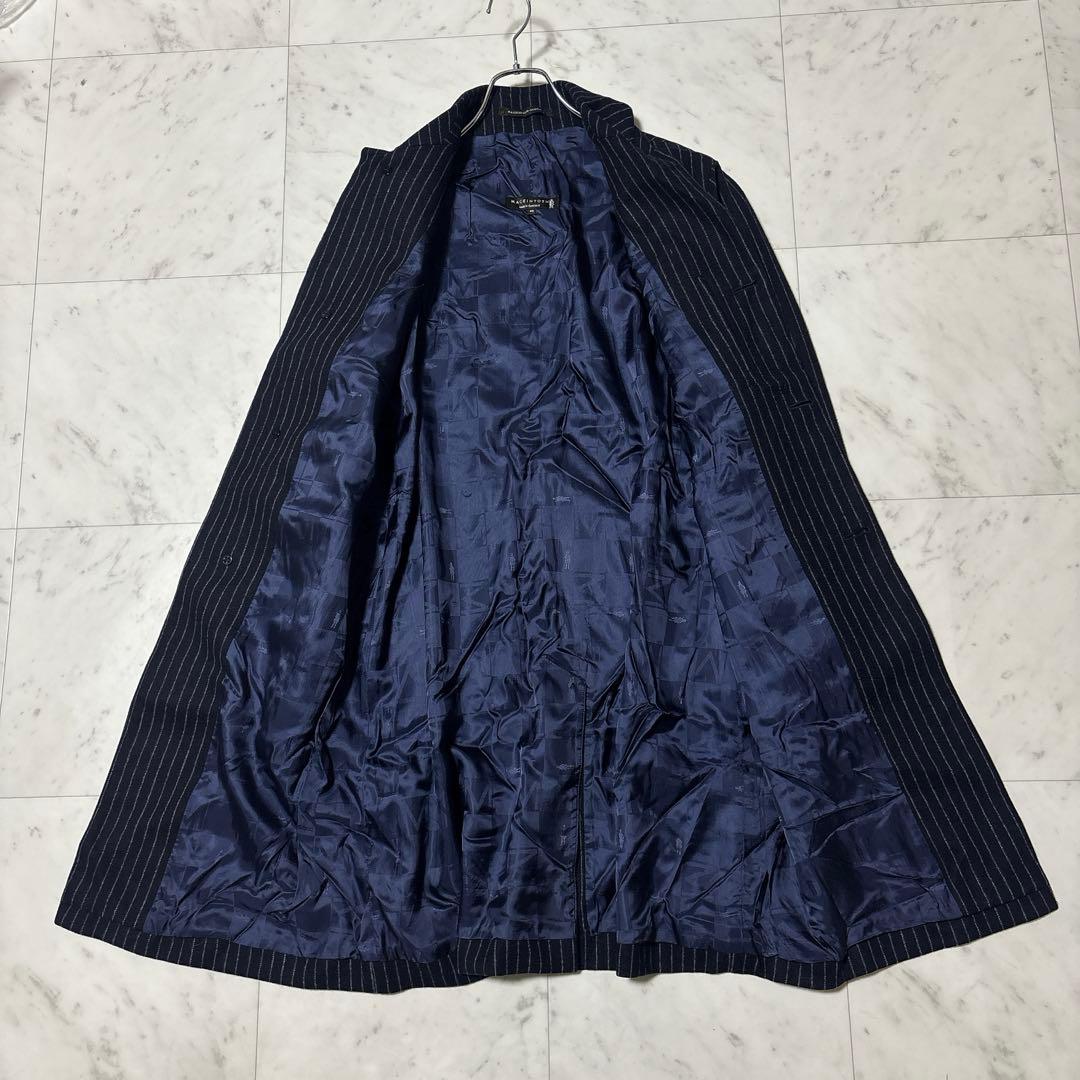 美品 マッキントッシュ 英国製 カシミヤ混 ダンケルド ステンカラーコート 40