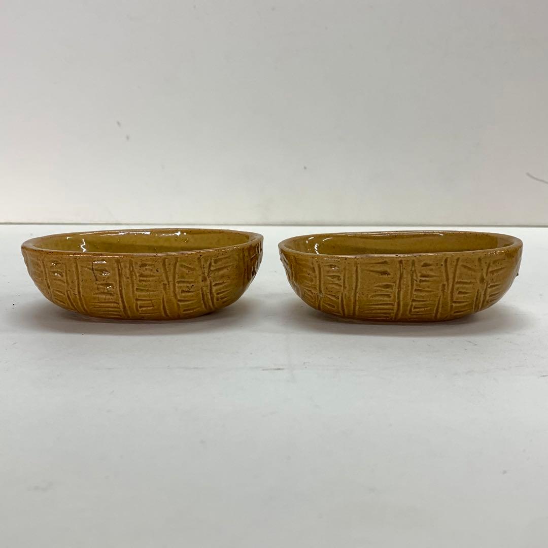 布志名焼 大 小 俵 深鉢 4点 民藝 レトロ