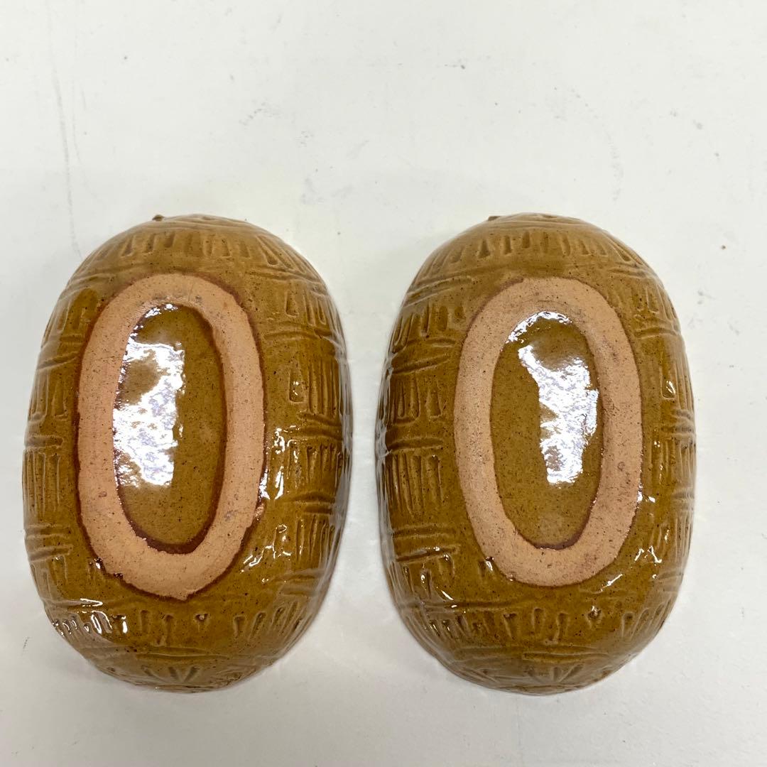 布志名焼 大 小 俵 深鉢 4点 民藝 レトロ