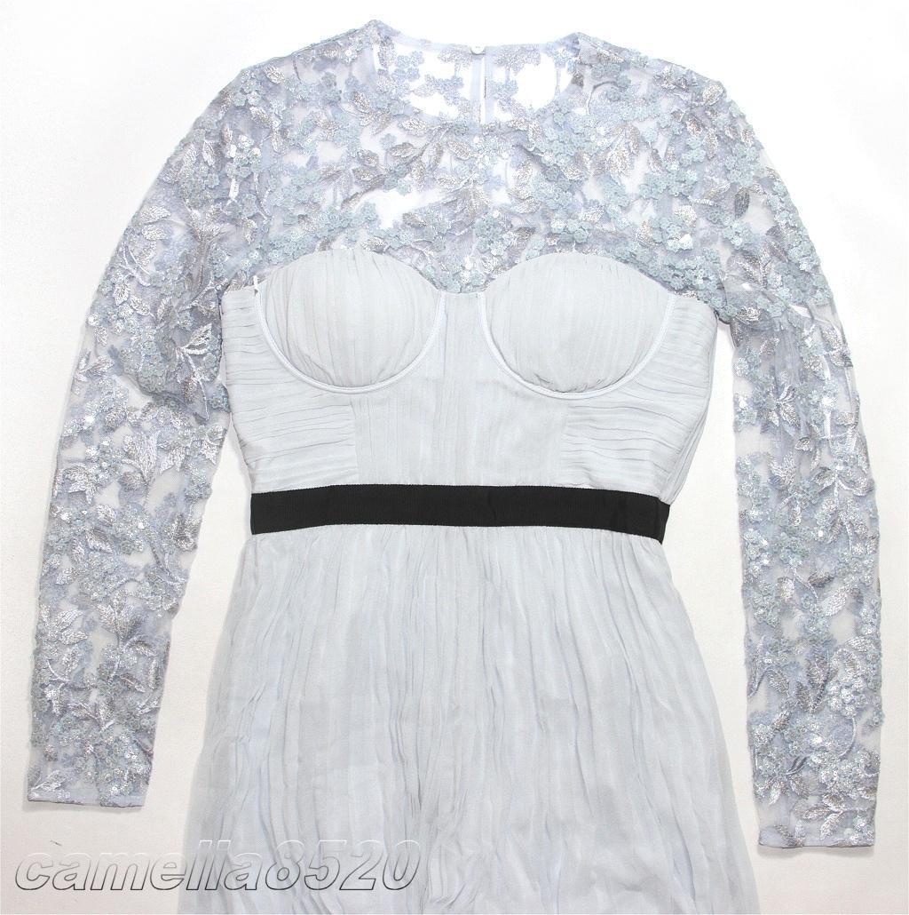 r*e様 セルフポートレイト オールインワン プリーツ レース ライトブルー U