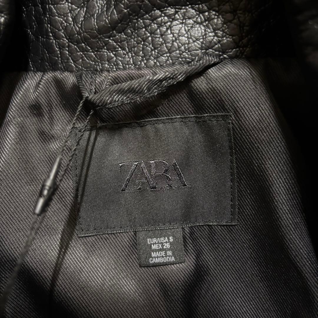 新品　ザラ　ZARA S フェイクレザージャケット
