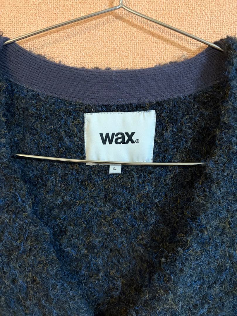WAX thm プードルニットカーディガン L