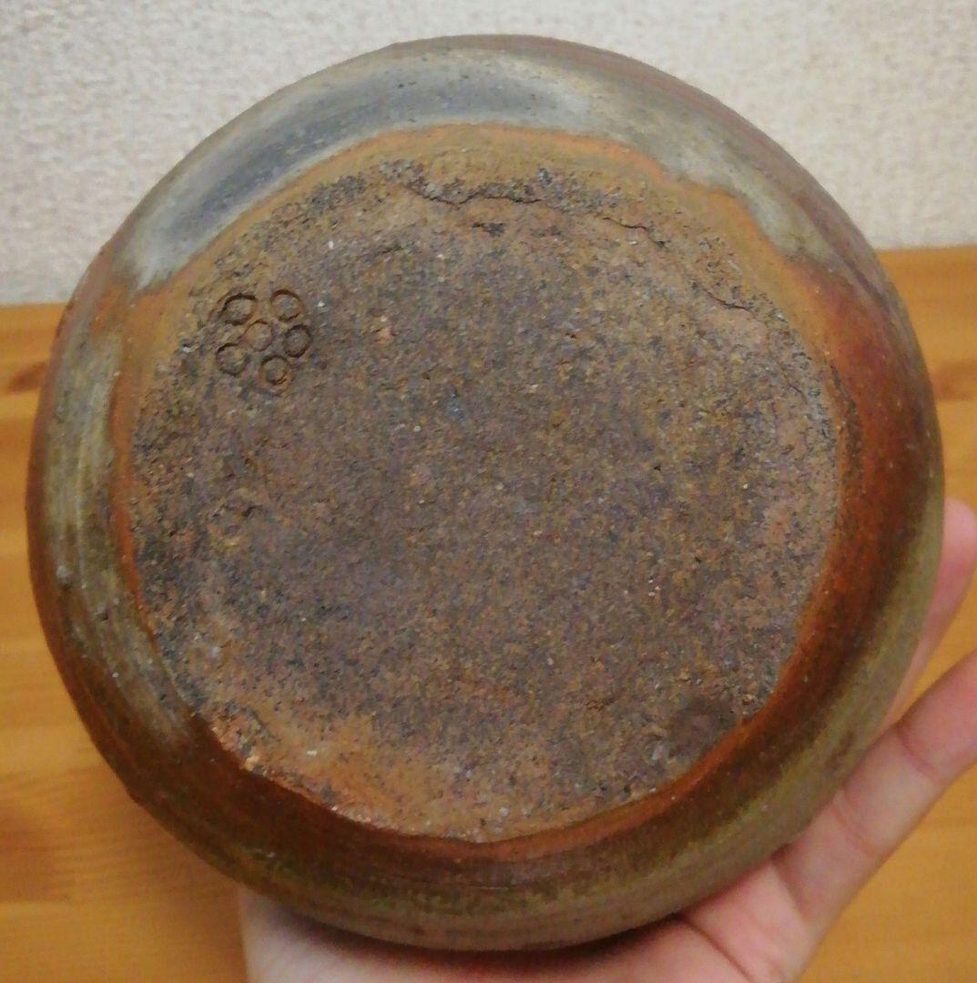 森陶岳作　備前焼　壺　花入　共箱　花瓶