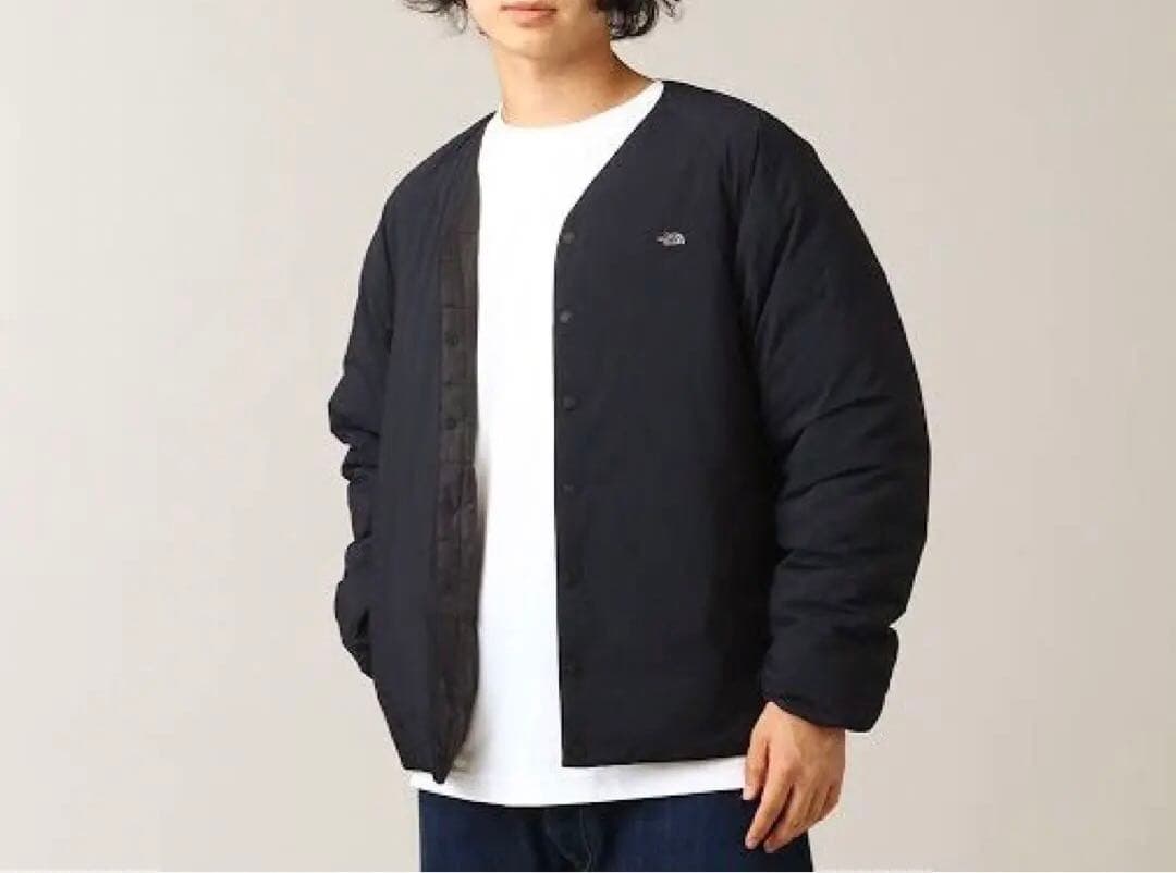 ザノースフェイス　パープルラベル　 ダウンカーディガン　ジャケット　ブラック　M