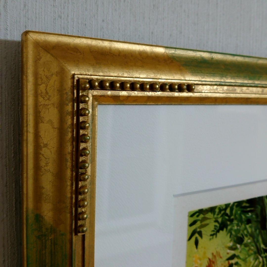 【8000円値下げ】トレンツ・リャド「つりがね草」リトグラフ 版画 58.5cm