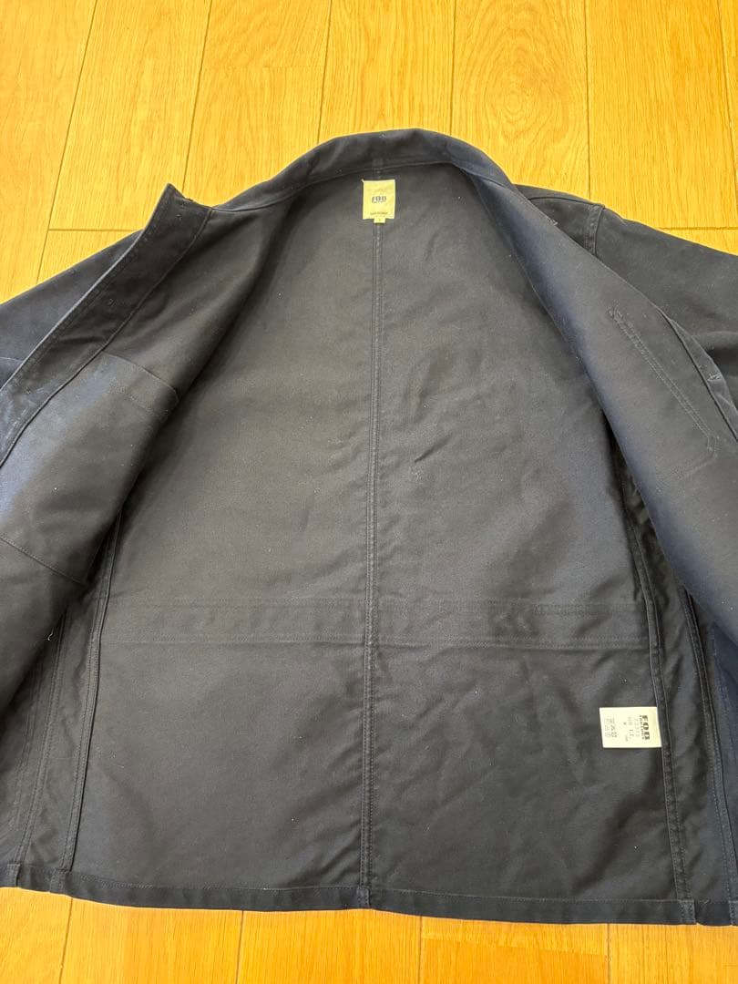 FOB FACTORY ネイビー シャツジャケット