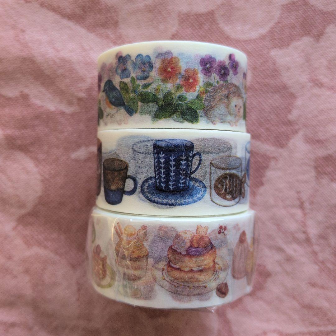 C様ご確認用です　haruiro マスキングテープ 3個　作家　廃番など