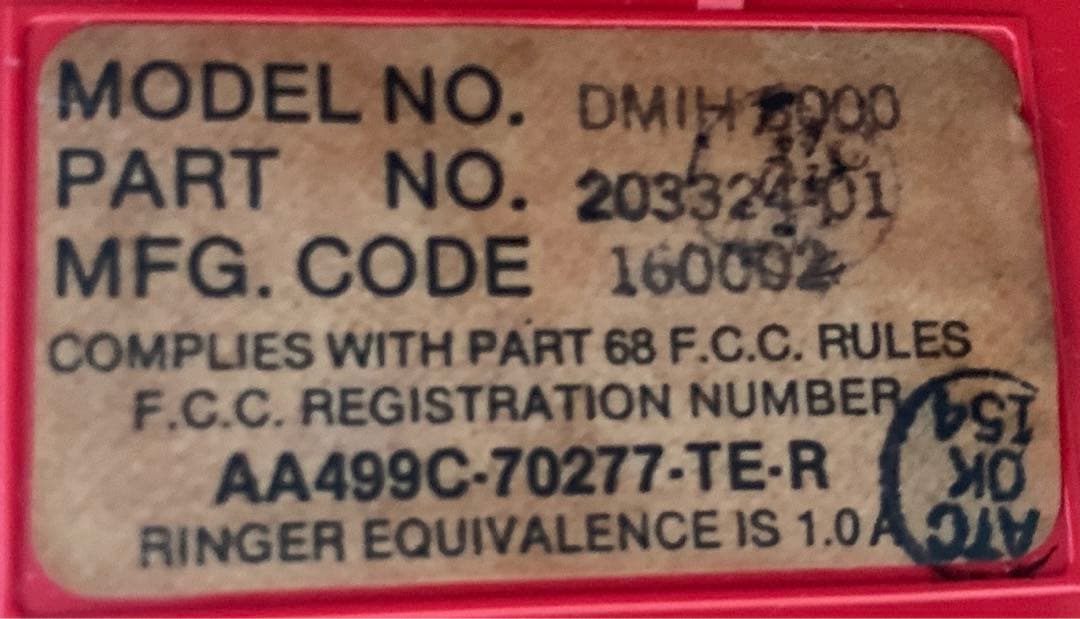 ミッキーマウス　ダイヤル式電話　たのメル便送付 ビンテージ アンティーク