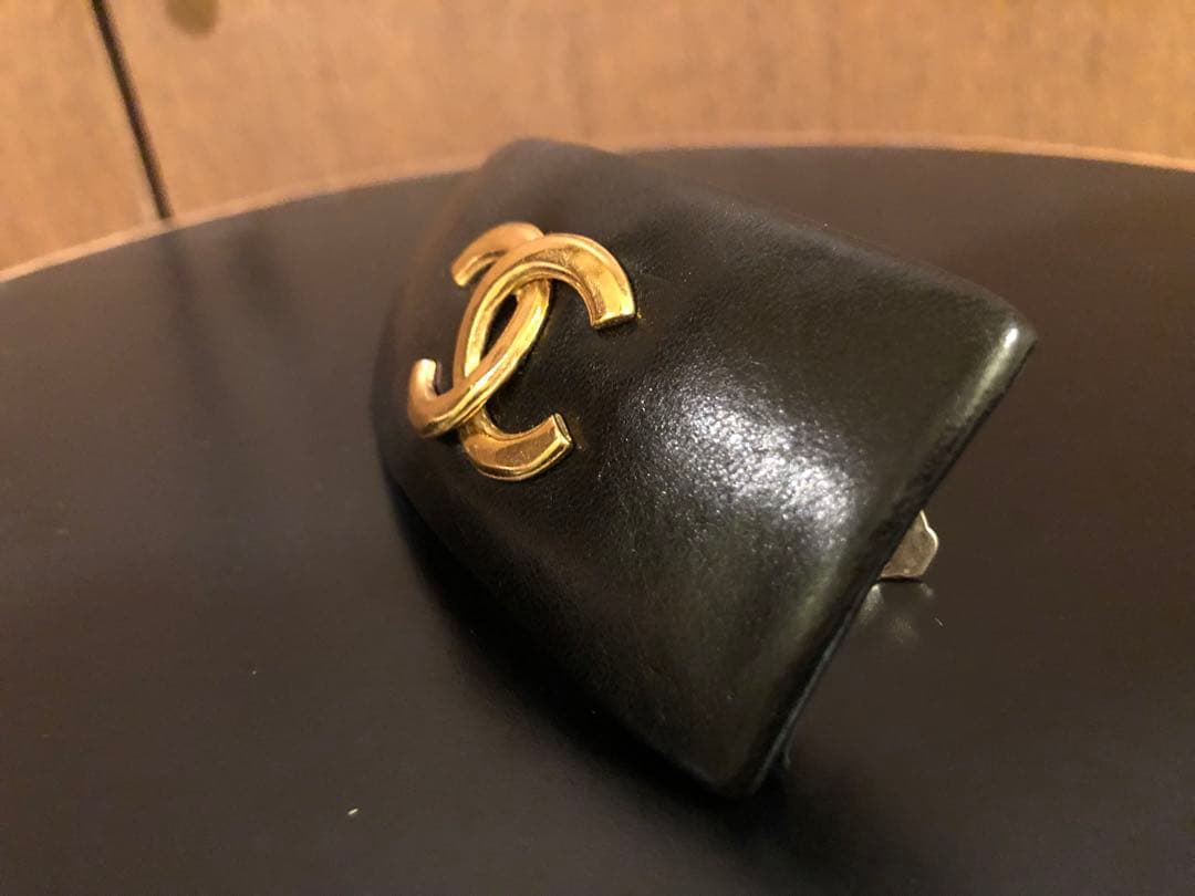【美品】CHANEL シャネル ラム バレッタ ココマーク