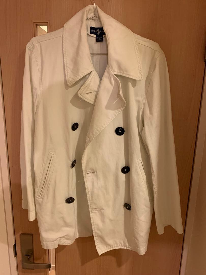 ジ*ン様 ダブルトレンチショートコート poloRalph Lauren vin
