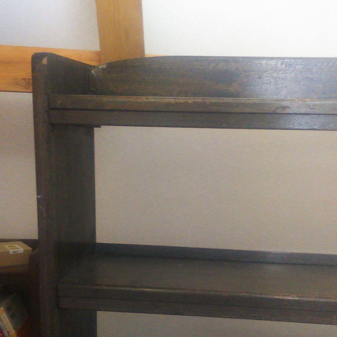 アンティーク 　本棚　昭和レトロ　飾棚