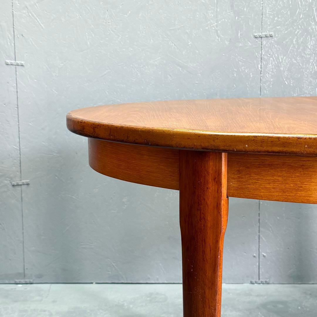 英国 ヴィンテージ チーク オーバルテーブル(401) 脚着脱可