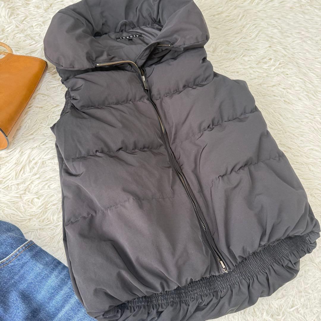 theory セオリー S 黒 ダウンベスト 極美品