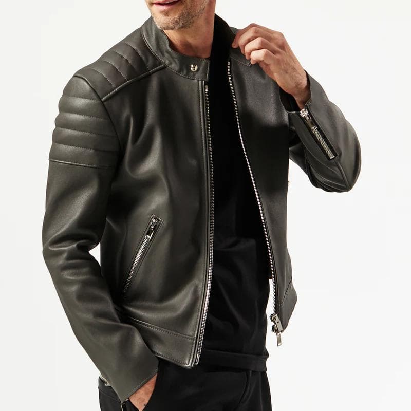 【kari】【FIXER】F2 シングルライダースジャケット（46）