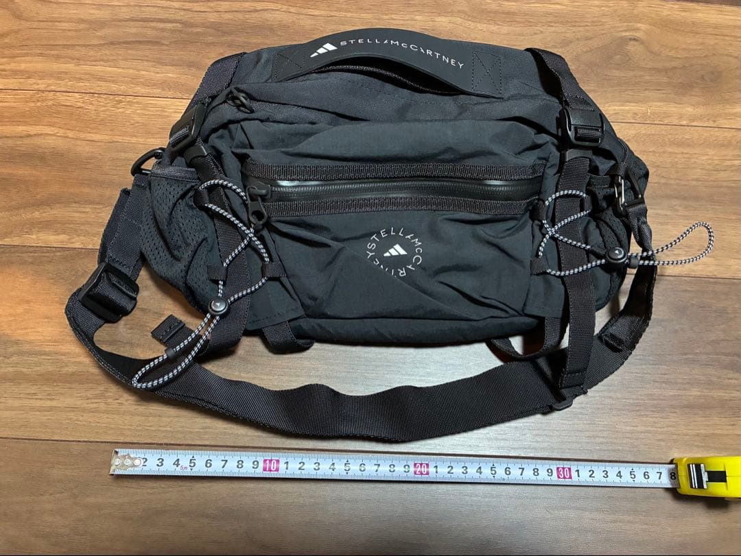アディダス バイ ステラマッカートニー　ユニセックス　ウエストポーチ　ブラック