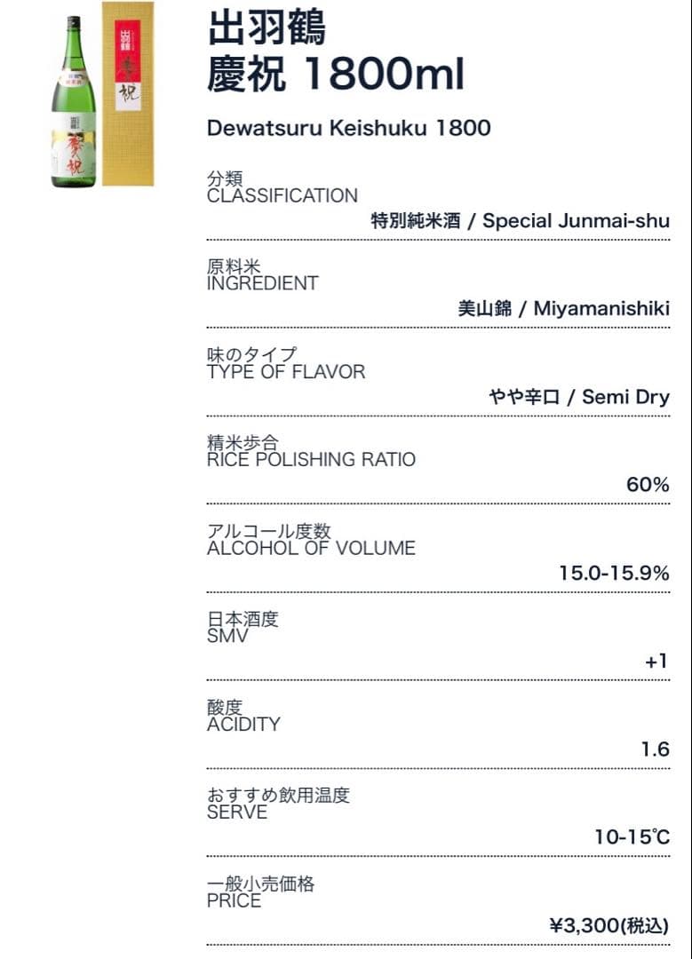 日本酒まとめ売り　未開封6本セット