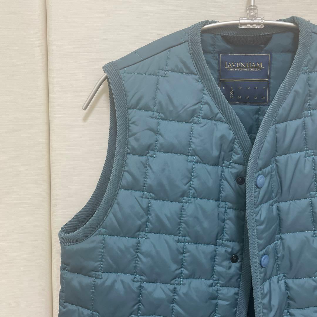 がくゆう☆ラベンハム ダウンベスト 36 美品