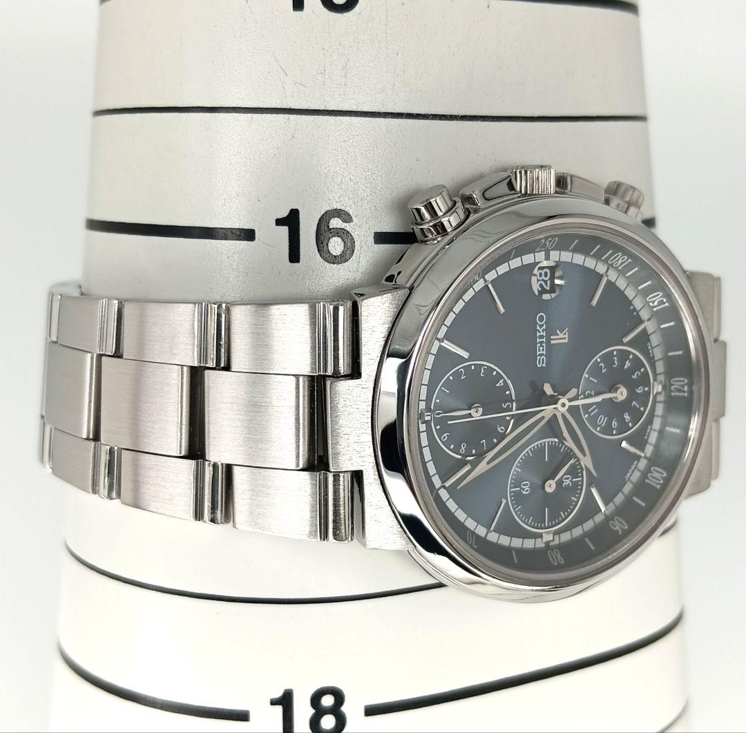 【極美品 クロノグラフ】セイコー　ルキア　レディース腕時計　aB9K-1