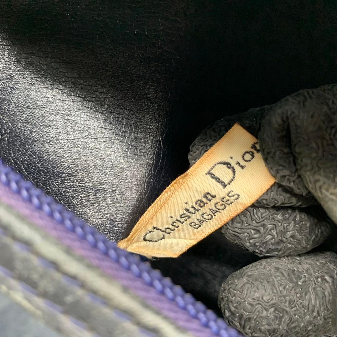 専用　クリスチャンディオール　トロッター柄　ボストンバッグ　ヴィンテージ
