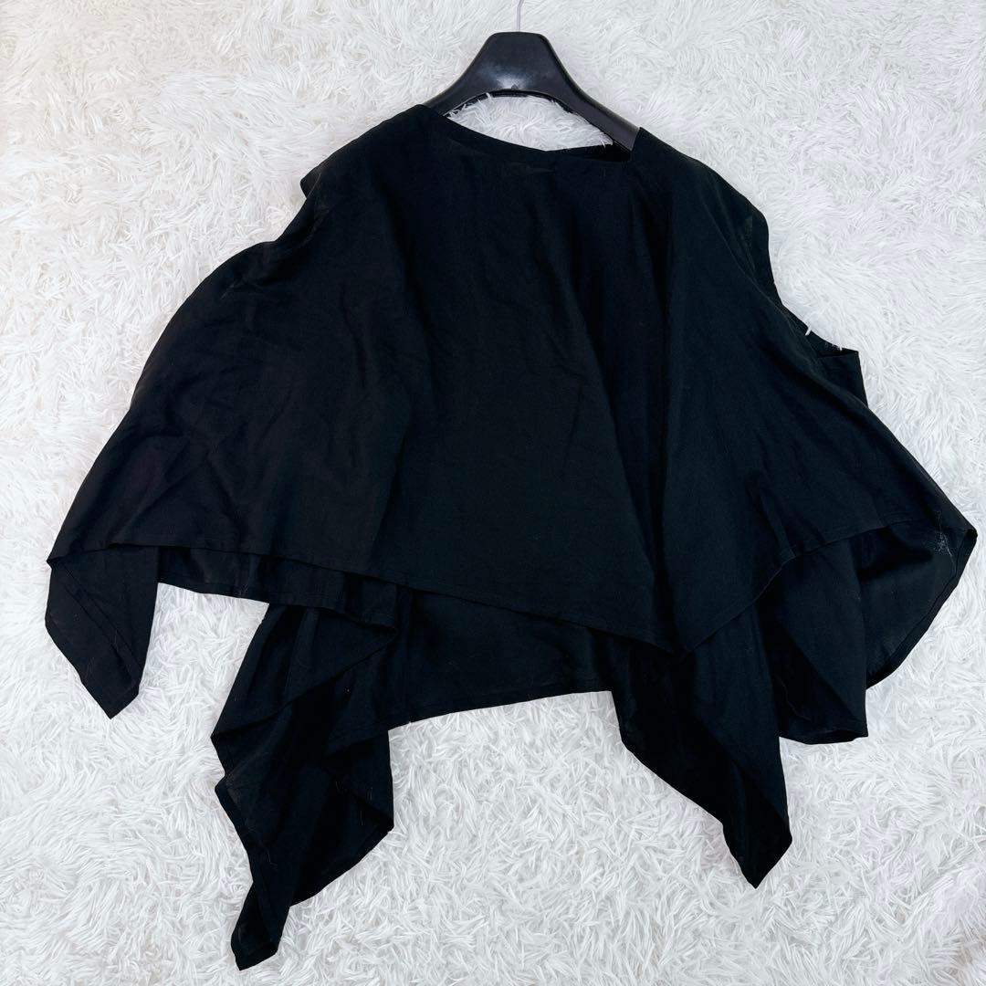 美品　ISSEY MIYAKE ポンチョ　シャツ　ブラウス　変形　薄手　夏