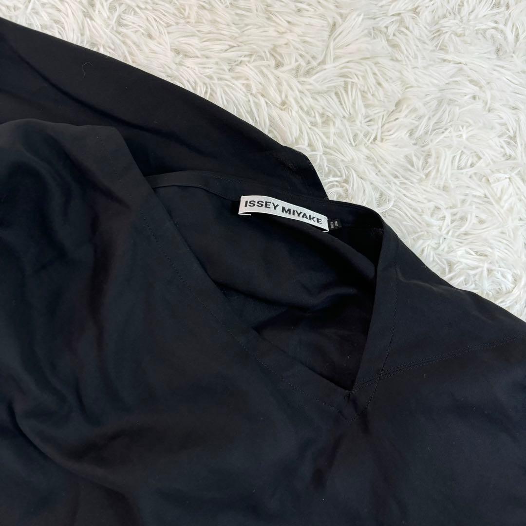 美品　ISSEY MIYAKE ポンチョ　シャツ　ブラウス　変形　薄手　夏